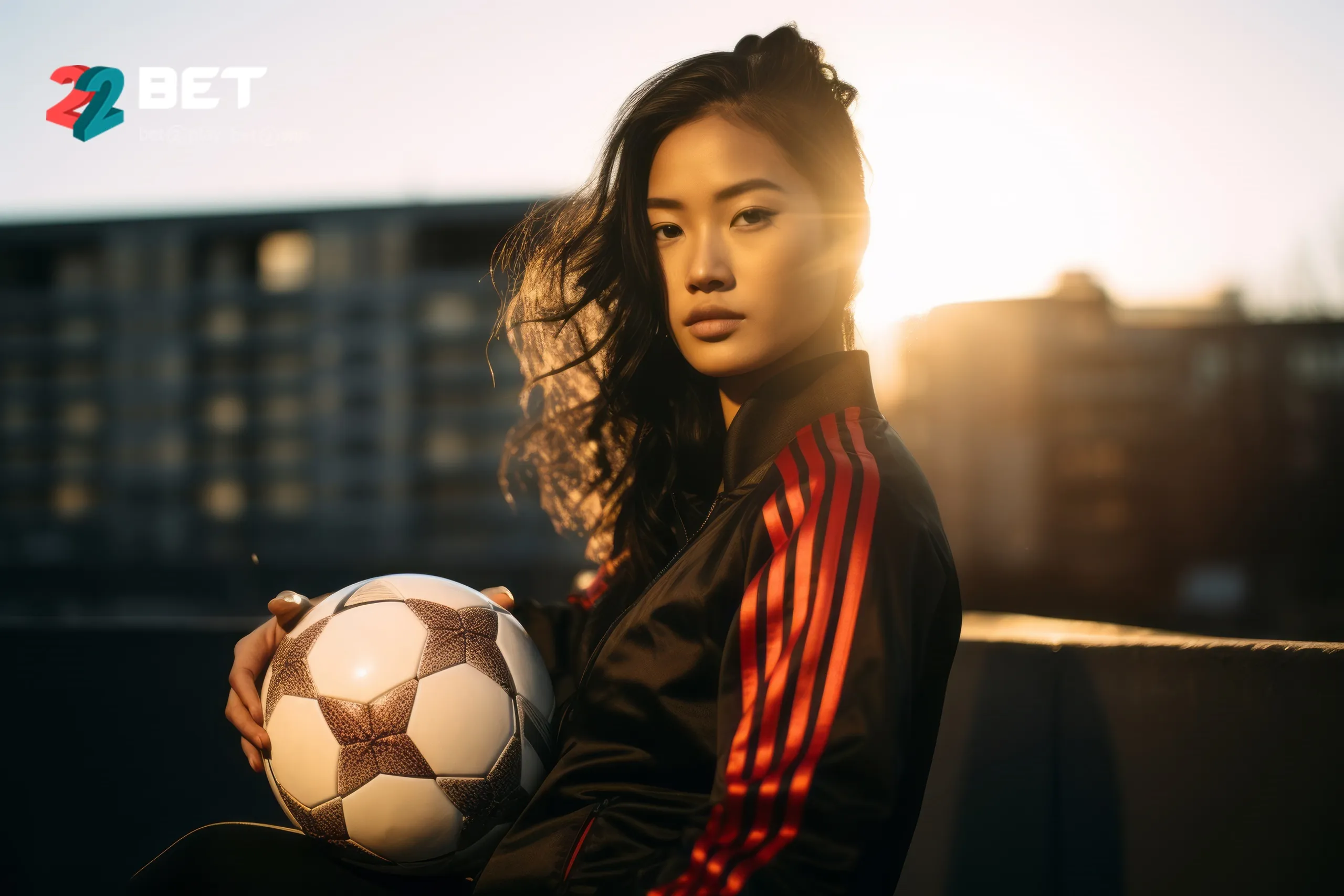 soccer lover woman